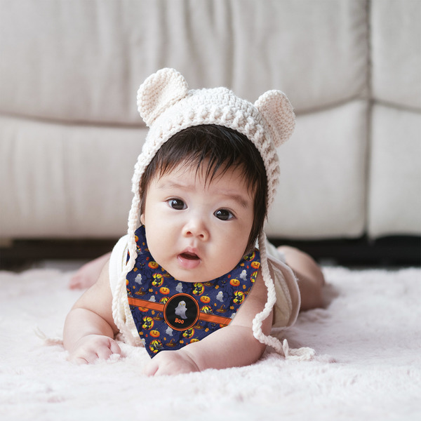Halloween Night Bandana Bib - (Lifestyle 2 girl)