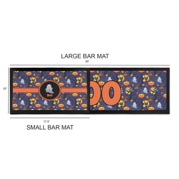 Halloween Night Bar Mats - Sizing Chart