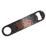 Halloween Night Bar Bottle Opener - Silver w/ Name or Text