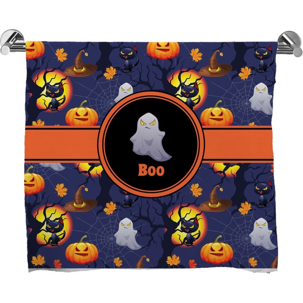 Custom Halloween Night Bath Towel (Personalized)