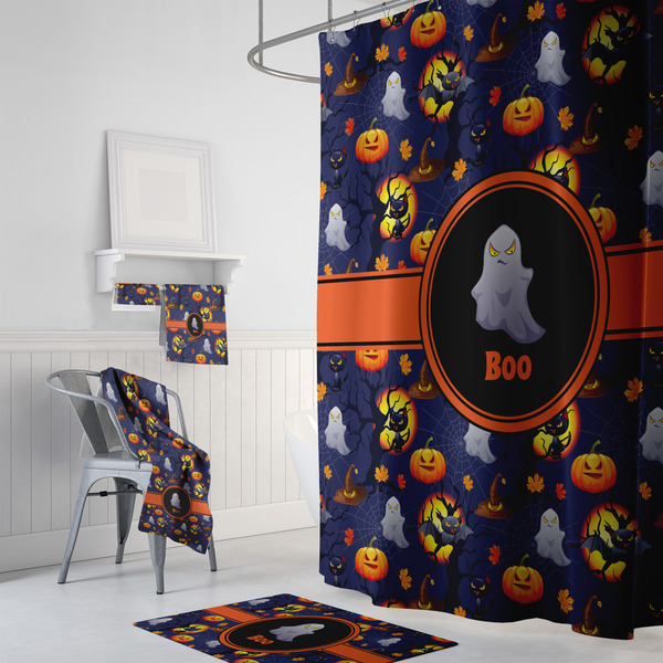 Halloween Night Bath Towel Sets - 3-piece - In Context