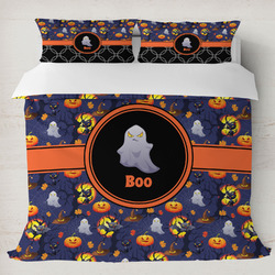 Halloween Night Duvet Cover Set - King (Personalized)