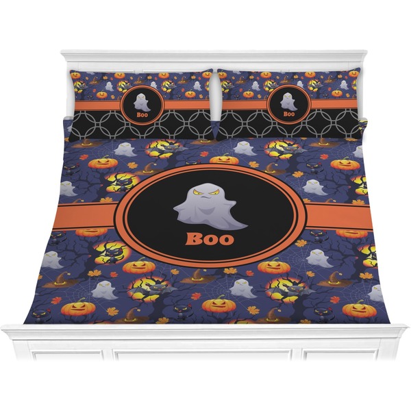 Custom Halloween Night Comforter Set - King (Personalized)
