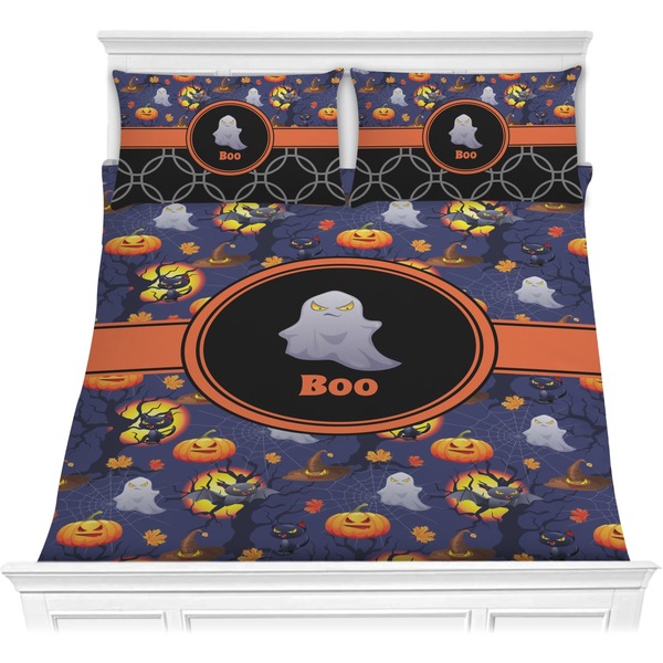 Custom Halloween Night Comforter Set - Full / Queen (Personalized)