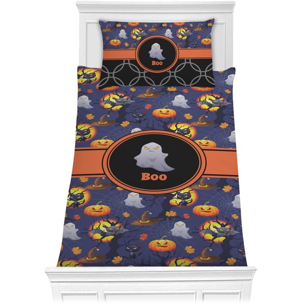 Custom Halloween Night Comforter Set - Twin (Personalized)