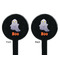 Halloween Night Black Plastic 7" Stir Stick - Double Sided - Round - Front & Back