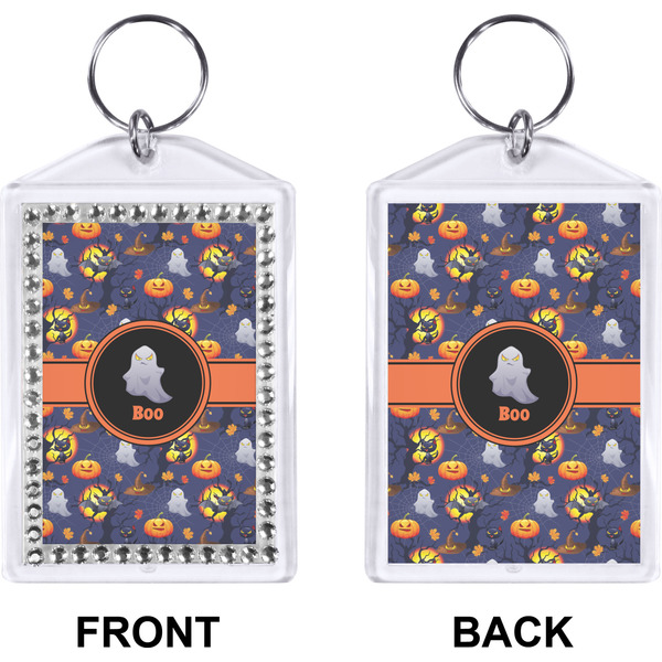 Halloween Night Bling Keychain (Front + Back)