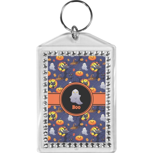 Custom Halloween Night Bling Keychain (Personalized)