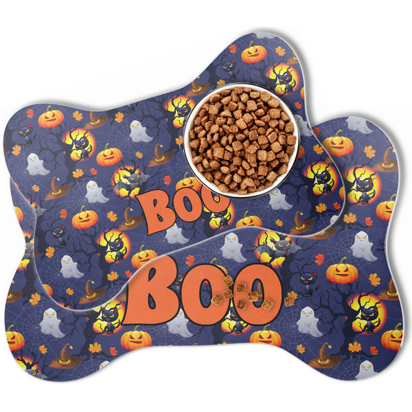 Halloween Night Bone Shaped Dog Mats - MAIN