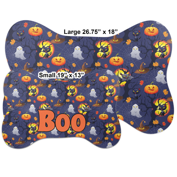 Halloween Night Bone Shaped Mat Comparison