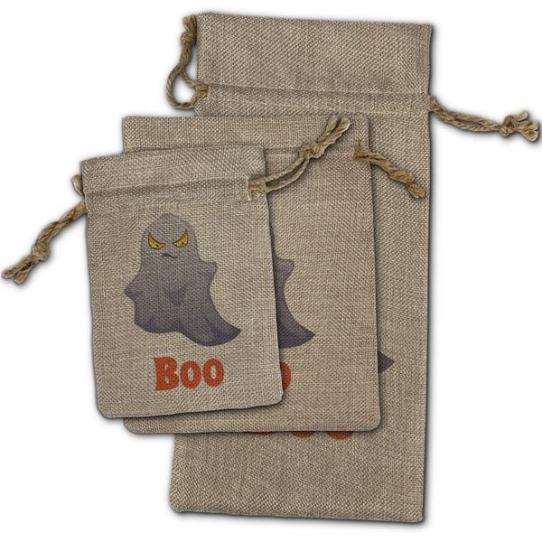 Halloween Night Burlap Gift Bags - (PARENT MAIN) All Three
