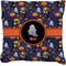 Halloween Night Faux-Linen Throw Pillow 16" (Personalized)