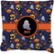 Halloween Night Faux-Linen Throw Pillow 18" (Personalized)