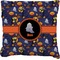 Halloween Night Faux-Linen Throw Pillow 26" (Personalized)