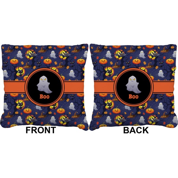 Halloween Night Burlap Pillow Approval