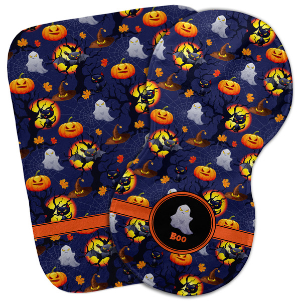 Custom Halloween Night Burp Cloth (Personalized)