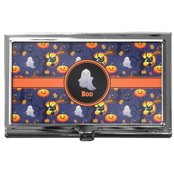 Custom Halloween Night Business Card Case