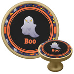 Halloween Night Cabinet Knob - Gold (Personalized)