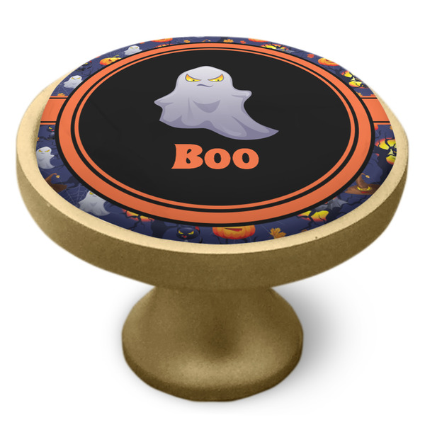 Halloween Night Cabinet Knob - Gold - Side