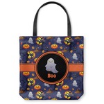 Halloween Night Canvas Tote Bag - Large - 18"x18" (Personalized)