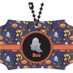 Halloween Night Rear View Mirror Ornament (Personalized)
