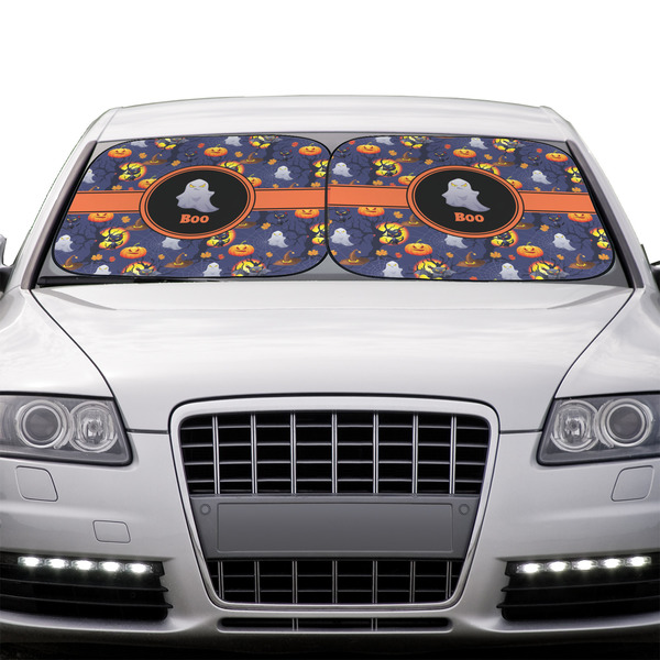 Halloween Night Car Sun Shades - IN CONTEXT