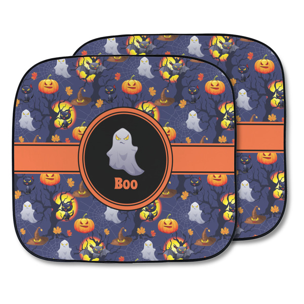 Custom Halloween Night Car Sun Shade - Two Piece (Personalized)