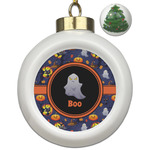 Halloween Night Ceramic Ball Ornament - Christmas Tree (Personalized)