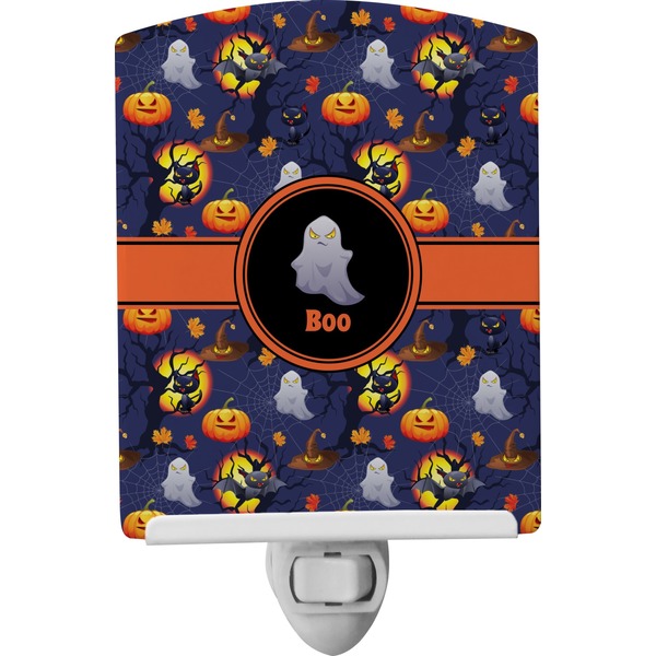 Custom Halloween Night Ceramic Night Light (Personalized)