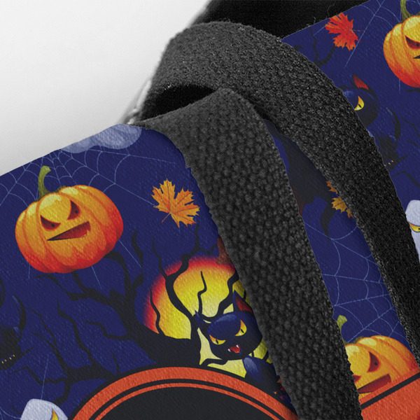 Halloween Night Closeup of Tote w/Black Handles