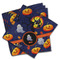 Halloween Night Cloth Napkins - Personalized Dinner (PARENT MAIN Set of 4)
