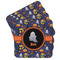 Halloween Night Cork Coaster - Set of 4 w/ Name or Text