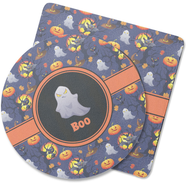 Custom Halloween Night Rubber Backed Coaster (Personalized)