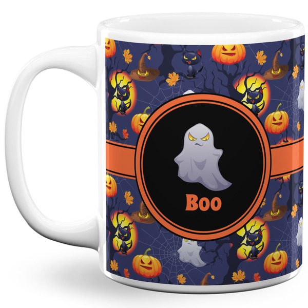 Custom Halloween Night 11 Oz Coffee Mug - White (Personalized)