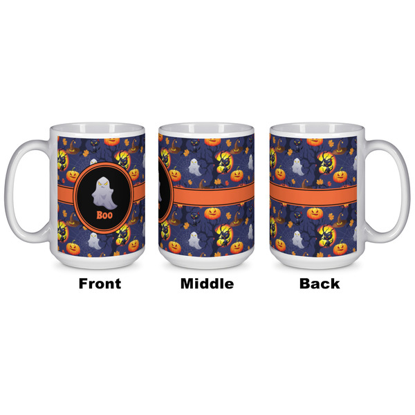 Halloween Night Coffee Mug - 15 oz - White APPROVAL
