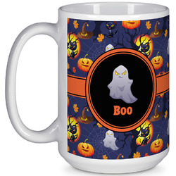 Halloween Night 15 Oz Coffee Mug - White (Personalized)