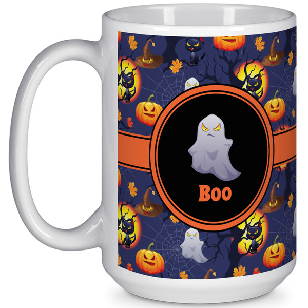 Custom Halloween Night 15 Oz Coffee Mug - White (Personalized)
