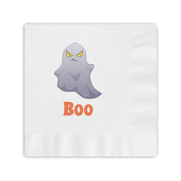 Custom Halloween Night Coined Cocktail Napkins (Personalized)