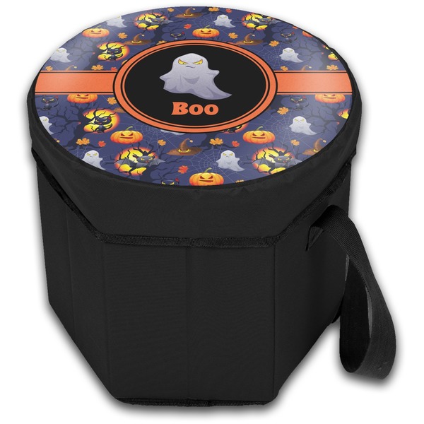 Halloween Night Collapsible Personalized Cooler & Seat (Closed)