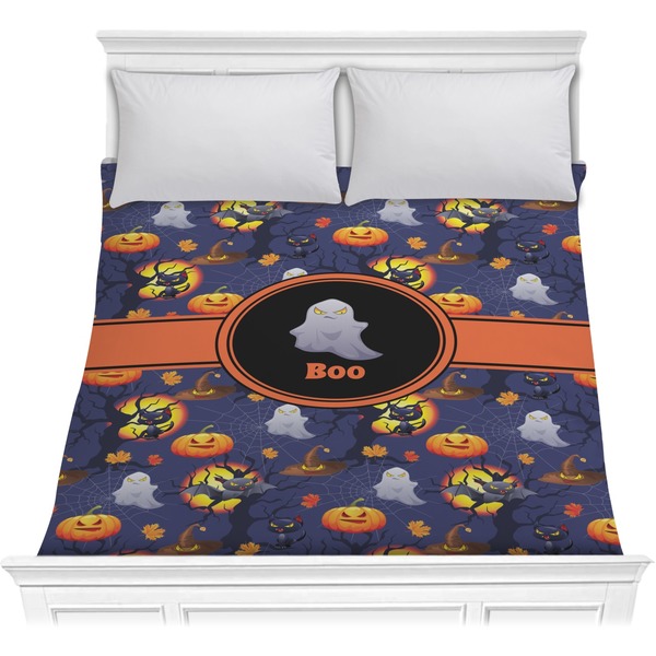 Custom Halloween Night Comforter - Full / Queen (Personalized)