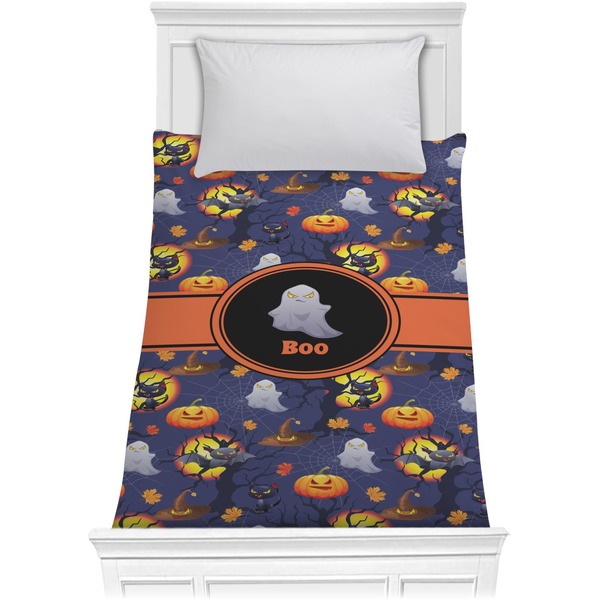 Custom Halloween Night Comforter - Twin (Personalized)