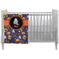 Halloween Night Crib Comforter / Quilt (Personalized)