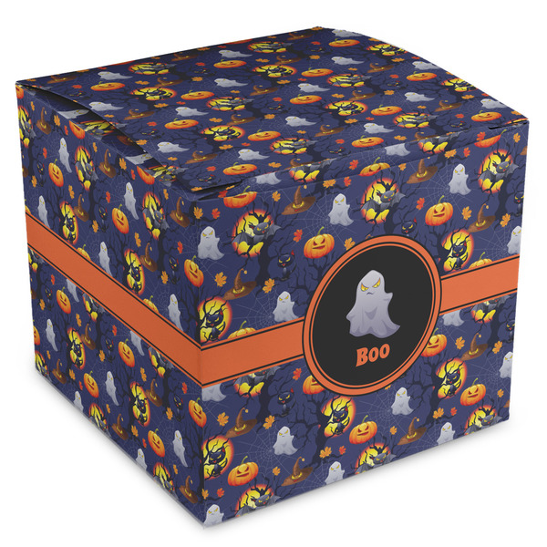 Custom Halloween Night Cube Favor Gift Boxes (Personalized)
