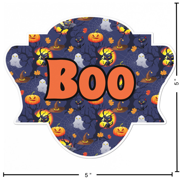Halloween Night Custom Shape Iron On Patches - L - APPROVAL