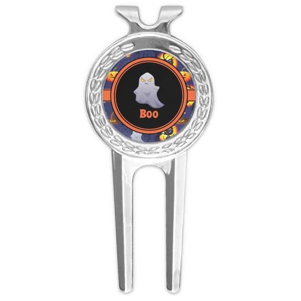 Custom Halloween Night Golf Divot Tool & Ball Marker (Personalized)