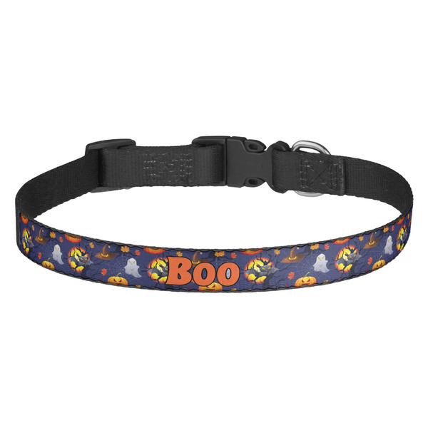 Custom Halloween Night Dog Collar - Medium (Personalized)