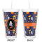 Halloween Night Double Wall Tumbler with Straw - Approval