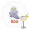 Halloween Night Printed Drink Topper - 3.5" (Personalized)