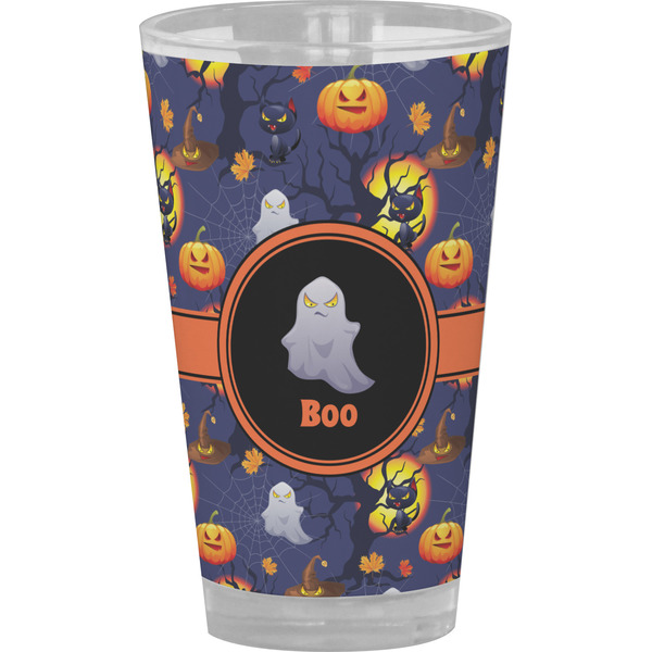 Custom Halloween Night Pint Glass - Full Color (Personalized)