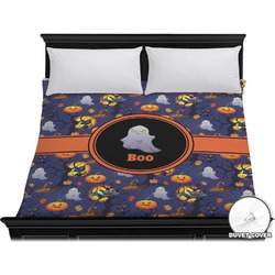 Halloween Night Duvet Cover - King (Personalized)